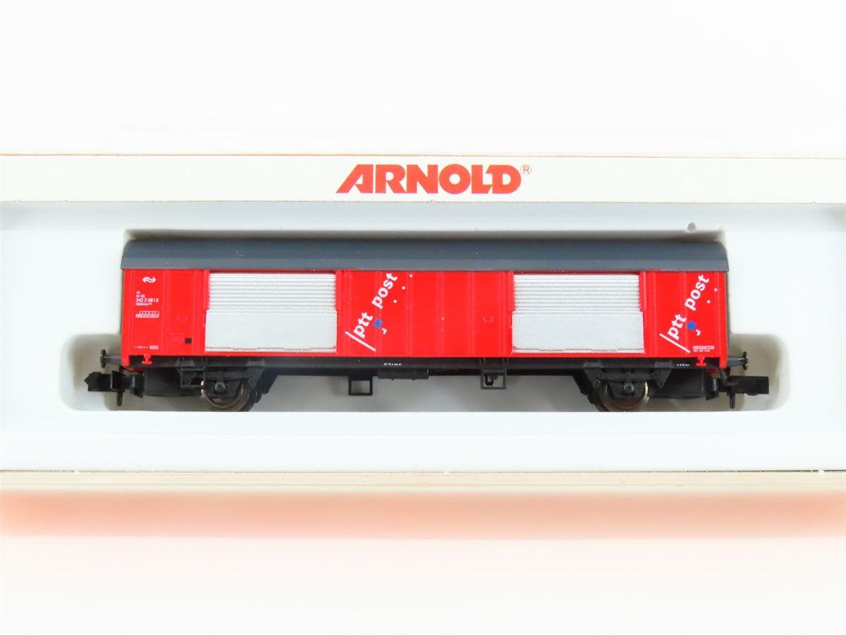 N Scale Arnold 4214 PTT Post Box Car