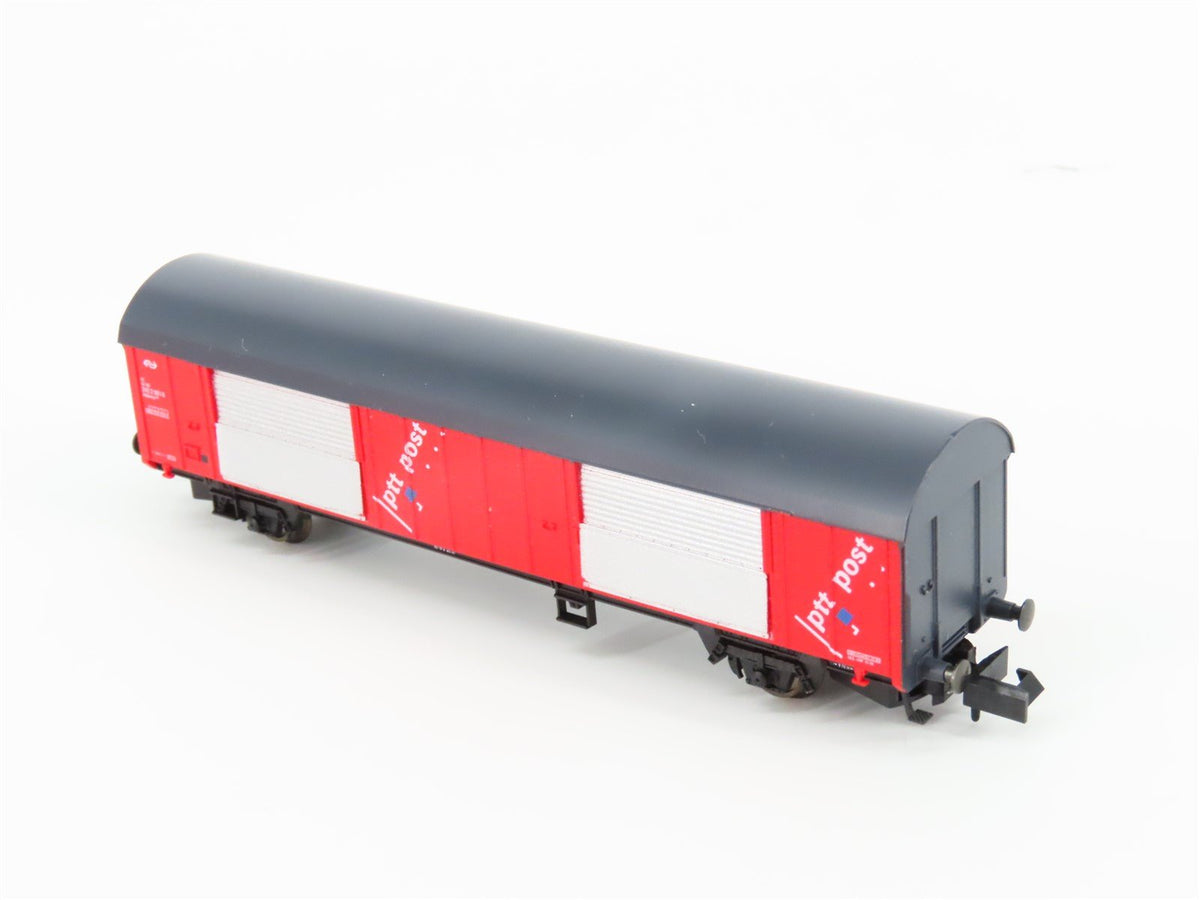 N Scale Arnold 4214 PTT Post Box Car