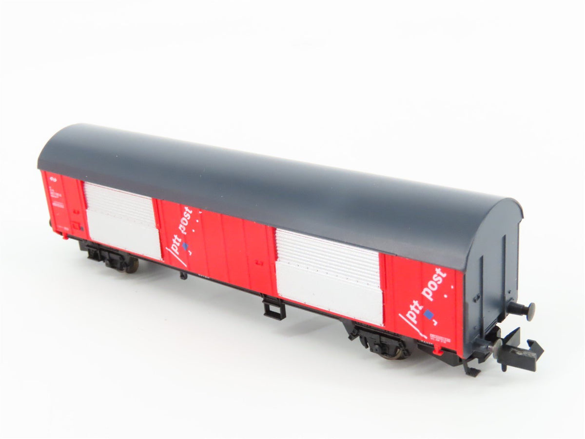 N Scale Arnold 4214 PTT Post Box Car
