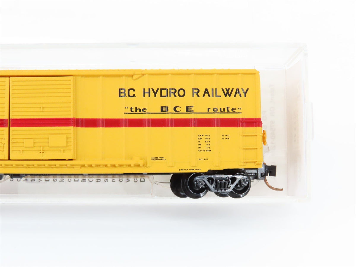 N Micro-Trains MTL Special Run PNS-8 BCH BC Hydro Railway BCE Route Boxcar #649