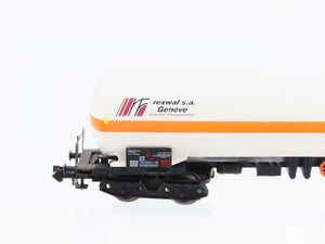N Scale Arnold DB Deutsche Bahn rexwal s.a. Geneve Tank Car