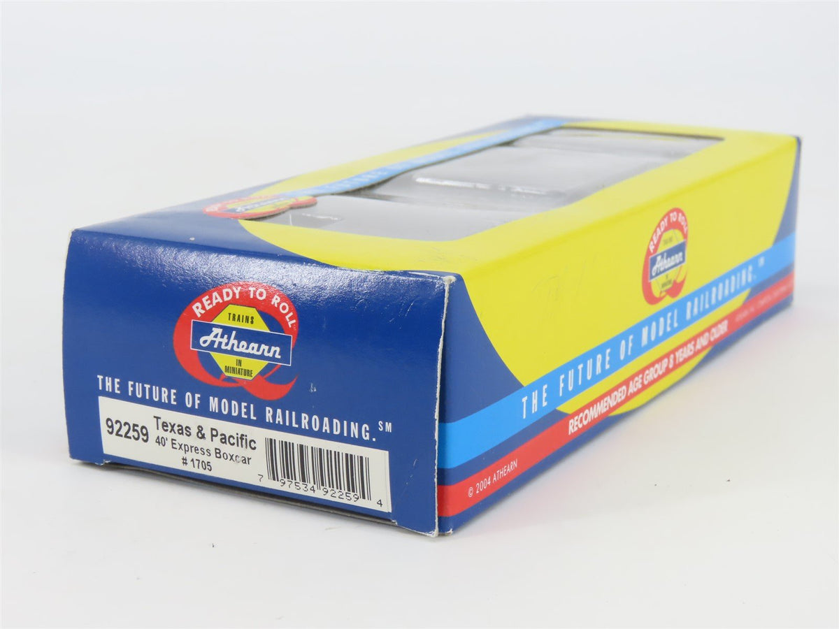 HO Scale Athearn 92259 T&amp;P Texas &amp; Pacific 40&#39; Express Boxcar #1705