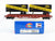 HO Scale Athearn 92382 CIL Monon 50' Flatcar #7615 w/2 25' Monon Trailers