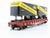 HO Scale Athearn 92382 CIL Monon 50' Flatcar #7615 w/2 25' Monon Trailers