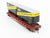 HO Scale Athearn 92382 CIL Monon 50' Flatcar #7615 w/2 25' Monon Trailers