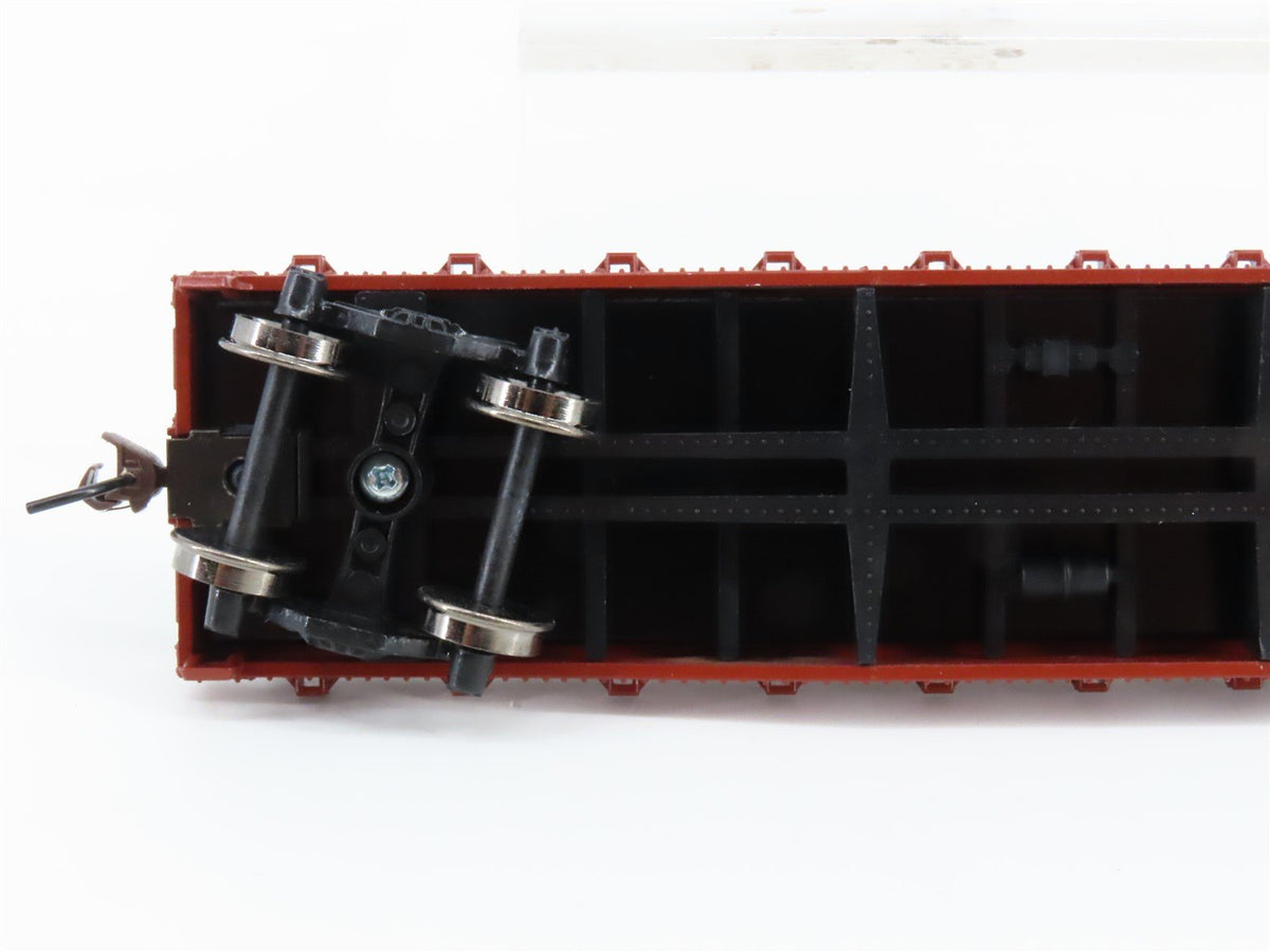 HO Scale Athearn 92382 CIL Monon 50&#39; Flatcar #7615 w/2 25&#39; Monon Trailers
