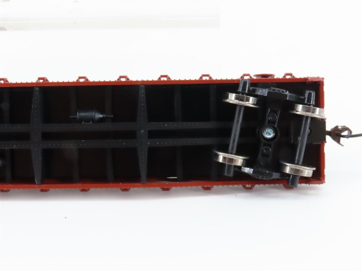 HO Scale Athearn 92382 CIL Monon 50&#39; Flatcar #7615 w/2 25&#39; Monon Trailers