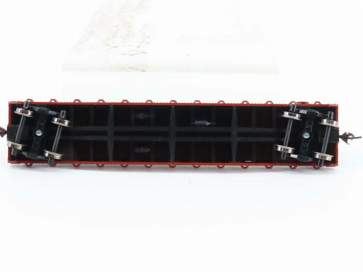 HO Scale Athearn 92382 CIL Monon 50&#39; Flatcar #7615 w/2 25&#39; Monon Trailers
