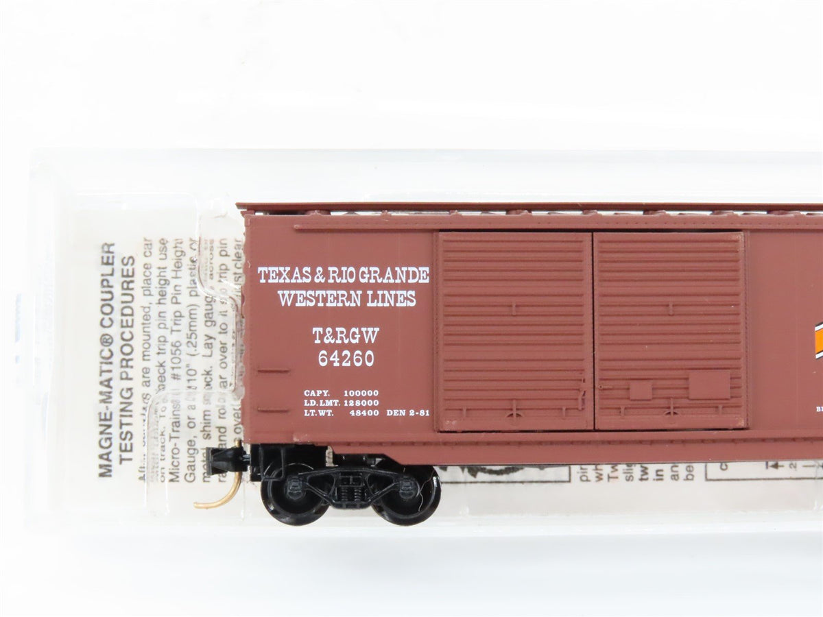 N Scale Micro-Trains MTL Special Run Heritage T&amp;RGW Rio Grande Boxcar 64260