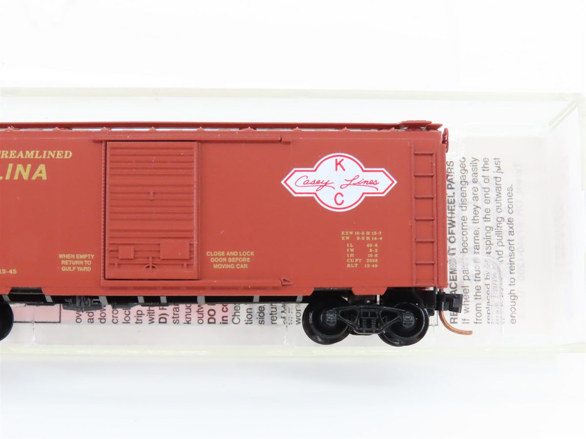 N Scale Micro-Trains MTL Special Run KCL Casey Lines Angelina Boxcar 20727
