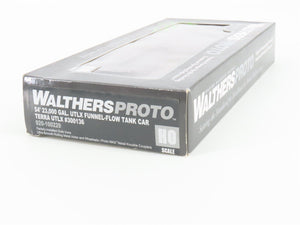 HO Scale Walthers Proto 920-100229 UTLX Terra 23k Gal Tankcar #300136 WEATHERED