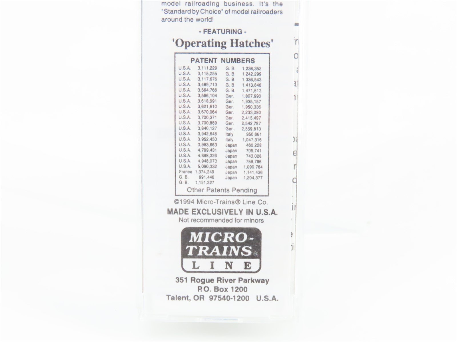 N Micro-Trains MTL NSC Special Run Pepper Packing 3rd Anniversary Reefer #1994