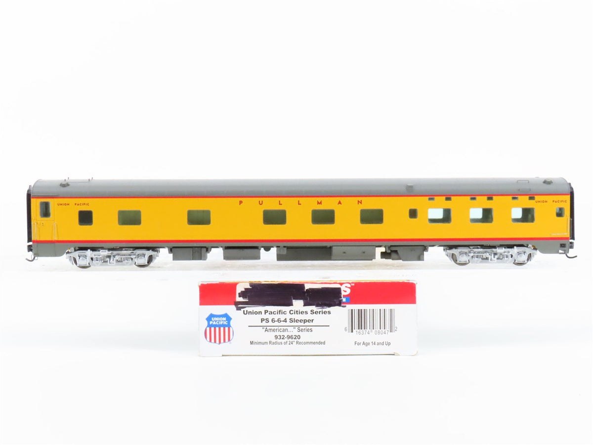 HO Scale Walthers 932-9620 UP Union Pacific PS 6-6-4 Sleeper Passenger Car No#