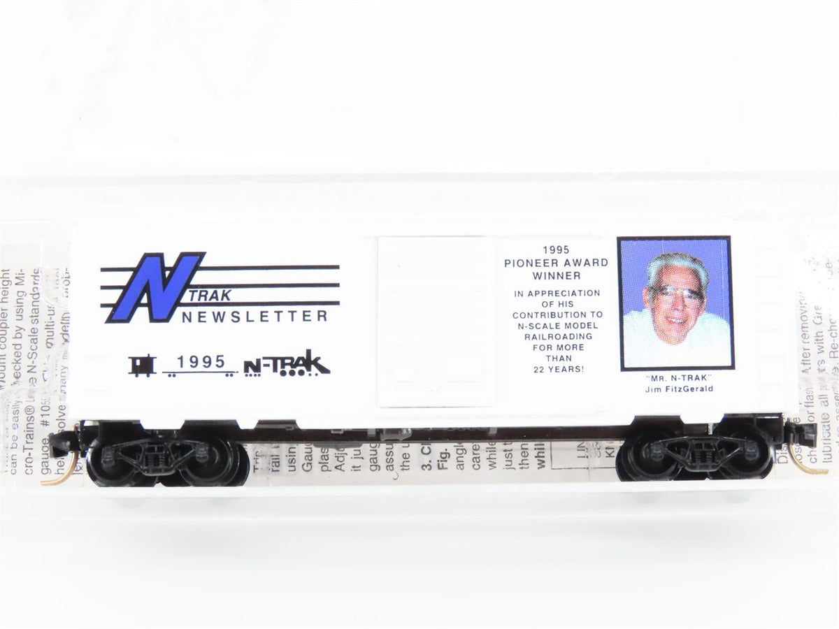 N Scale Micro-Trains MTL NSC N-Trak &quot;Pioneer Award&quot; Jim Fitzgerald Boxcar 1995