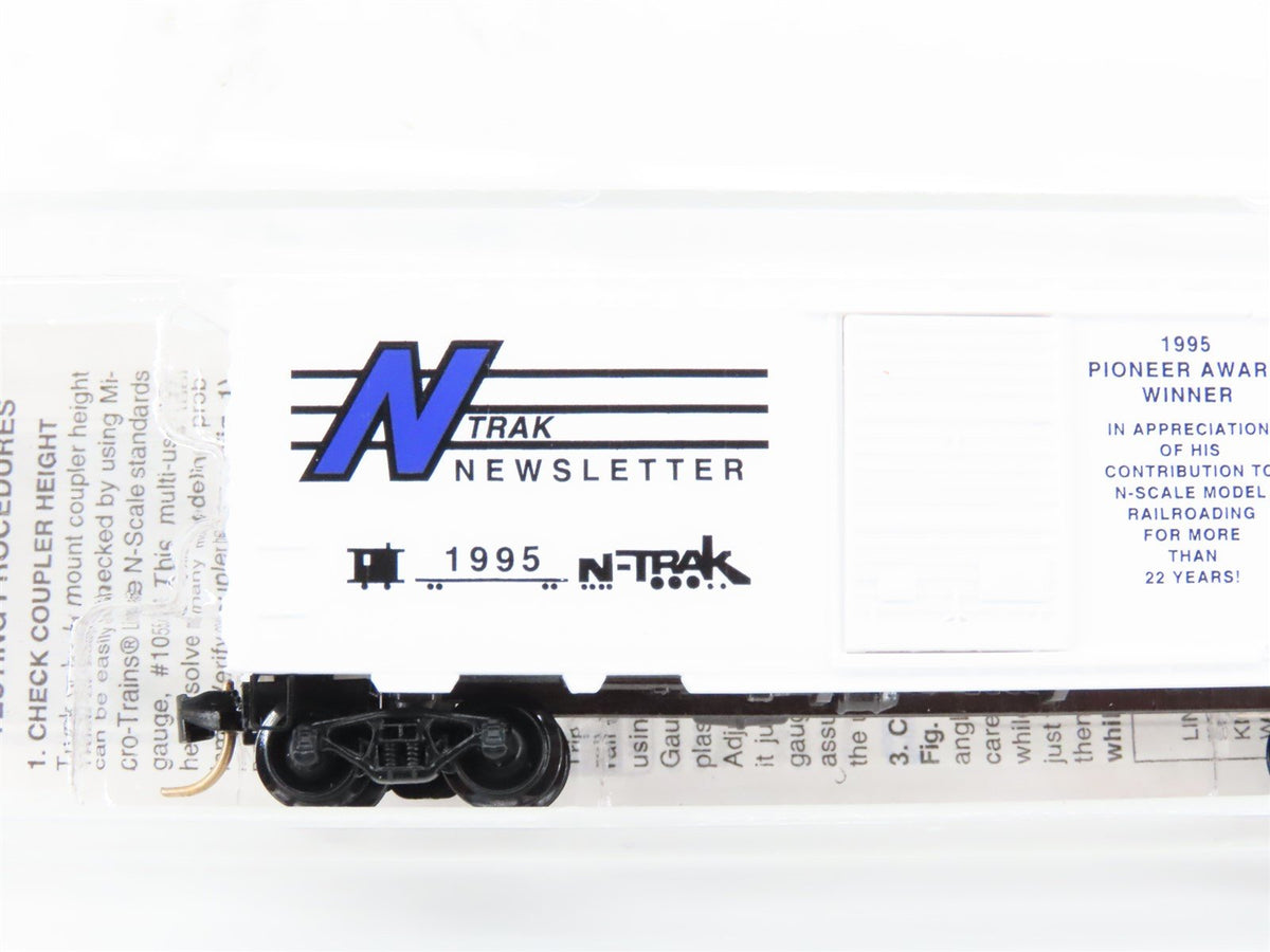 N Scale Micro-Trains MTL NSC N-Trak &quot;Pioneer Award&quot; Jim Fitzgerald Boxcar 1995