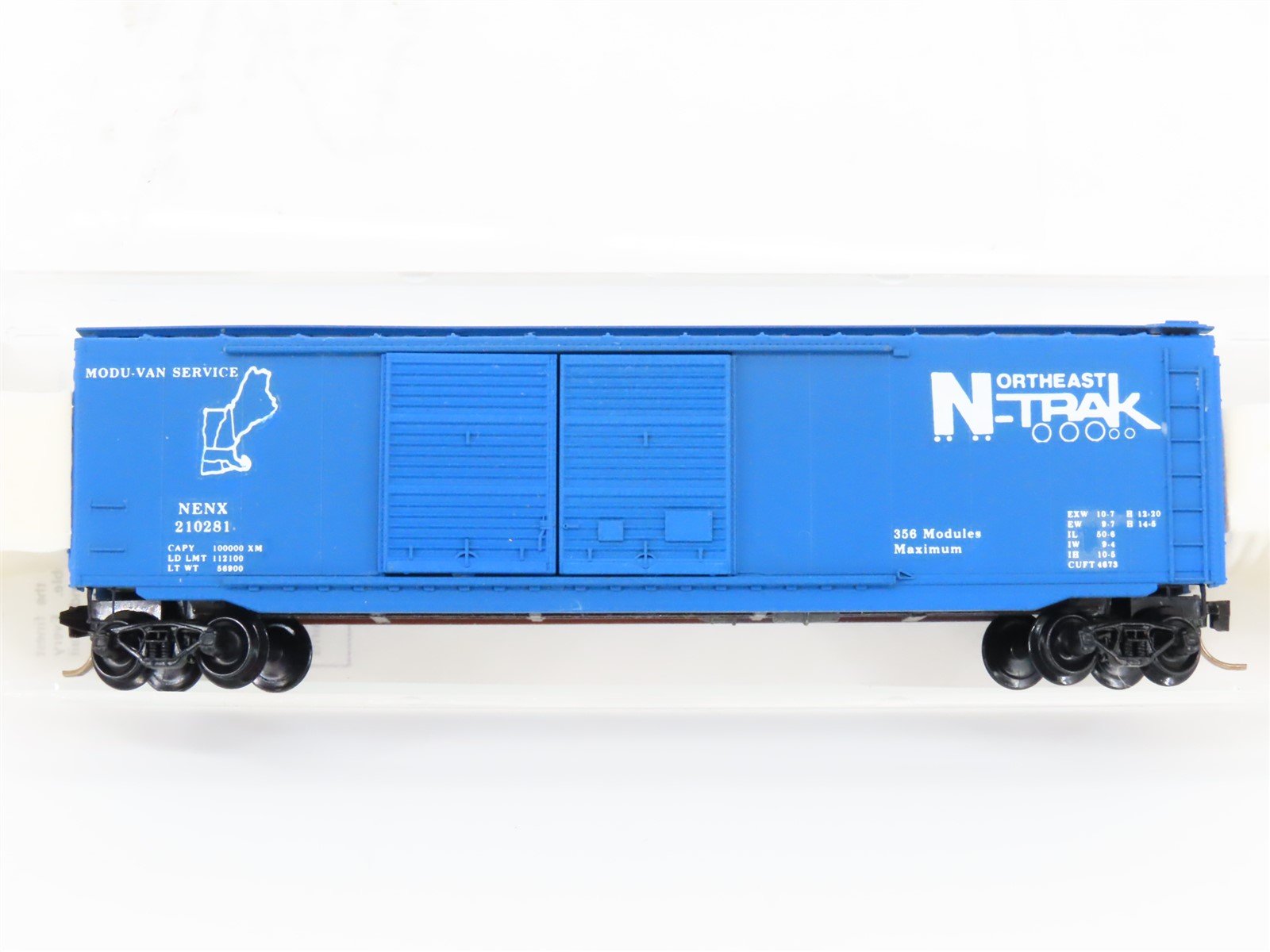 N Scale Micro-Trains MTL Special Run NENX Northeast N-Trak Boxcar 210281