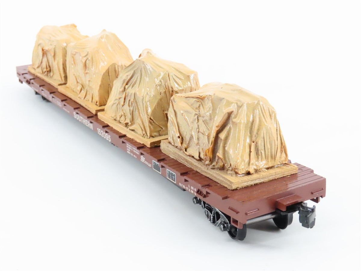 HO Scale Roundhouse MDC SOU Southern Railroad Flat Car #152095 w/ Custom Load