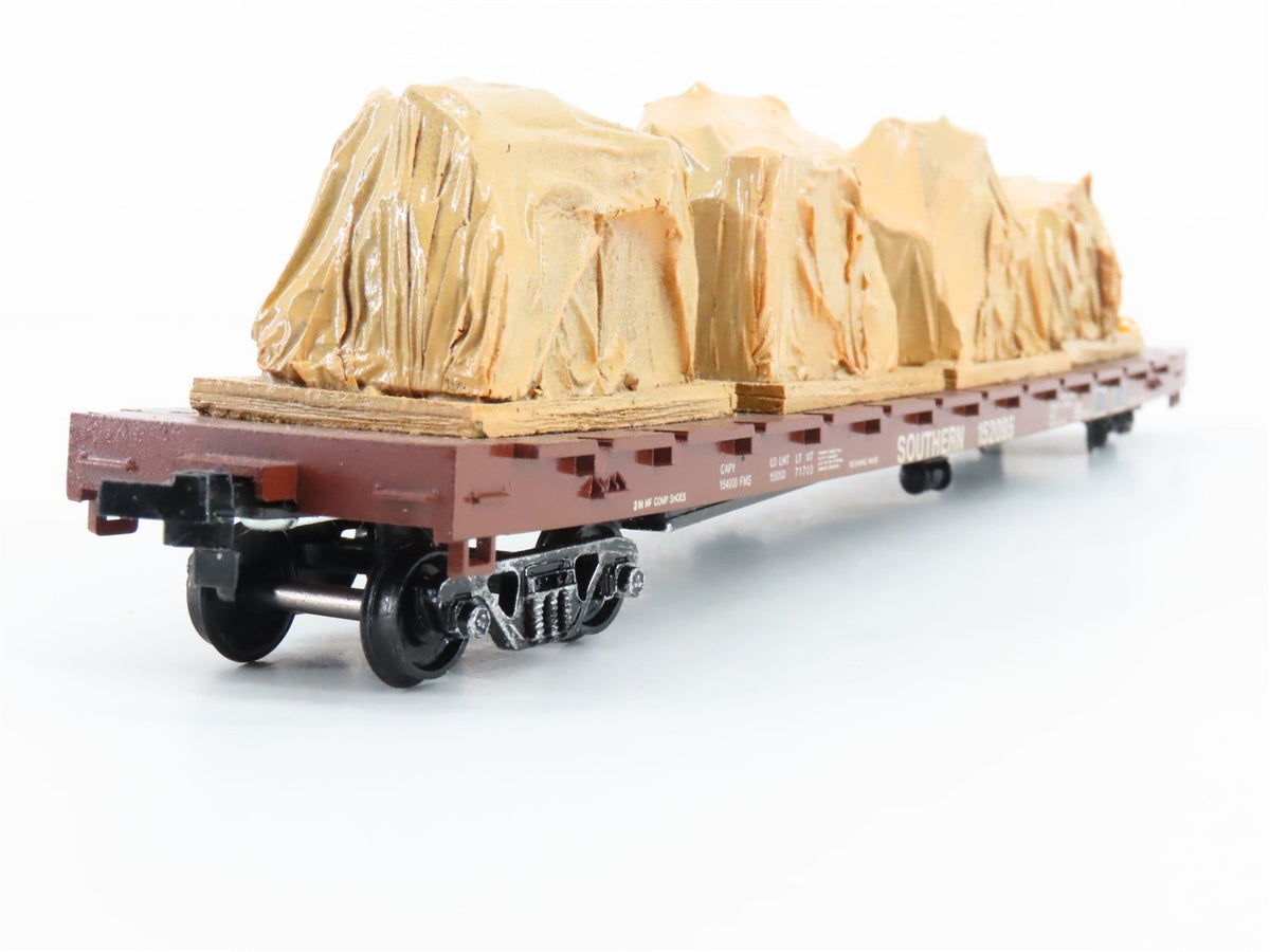 HO Scale Roundhouse MDC SOU Southern Railroad Flat Car #152095 w/ Custom Load