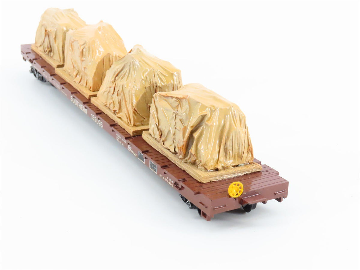 HO Scale Roundhouse MDC SOU Southern Railroad Flat Car #152095 w/ Custom Load