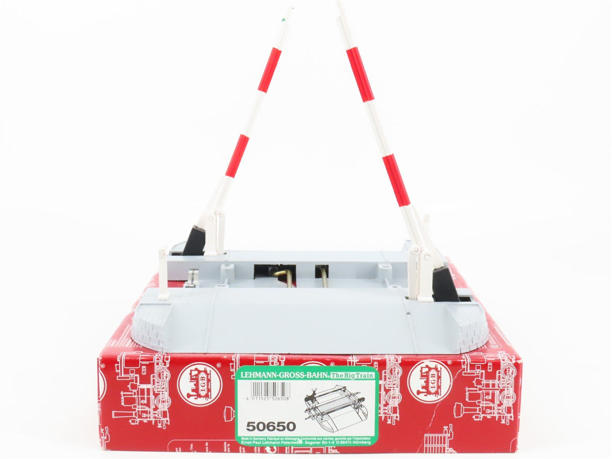 G Scale LGB 50650 Crossing w/Gates For Straight Track Piece