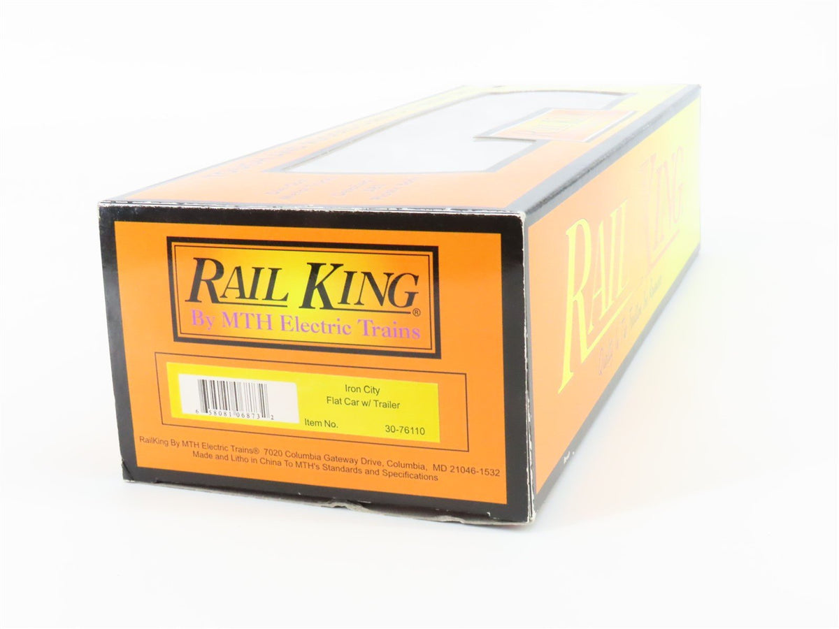 O Gauge 3-Rail MTH 30-76110 Pittsburgh Brewing Flatcar No# Iron City Trailer