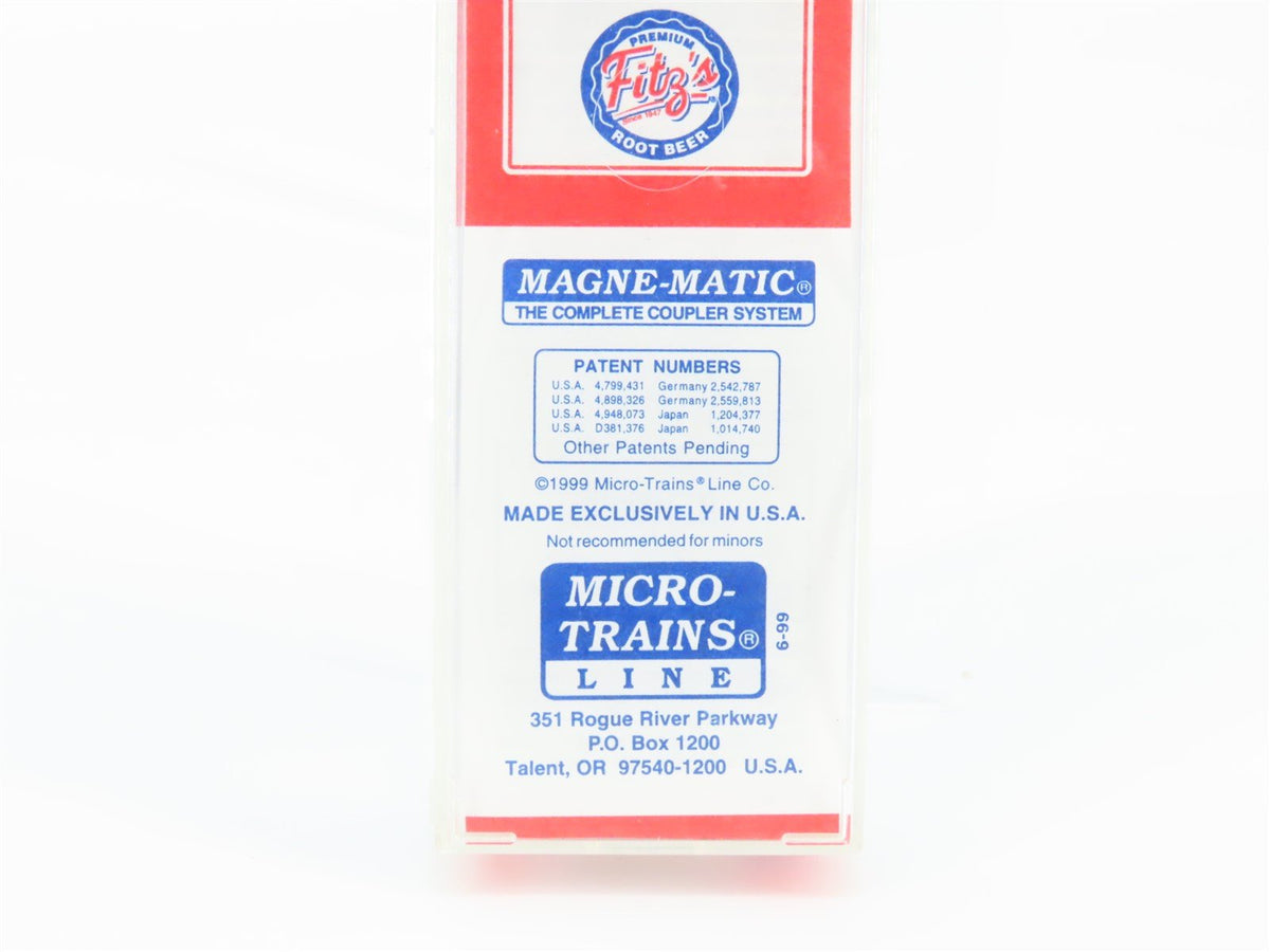 N Scale Micro-Trains MTL NSC 6-99 Special Run Fitz&#39;s Root Beer 40&#39; Trailer