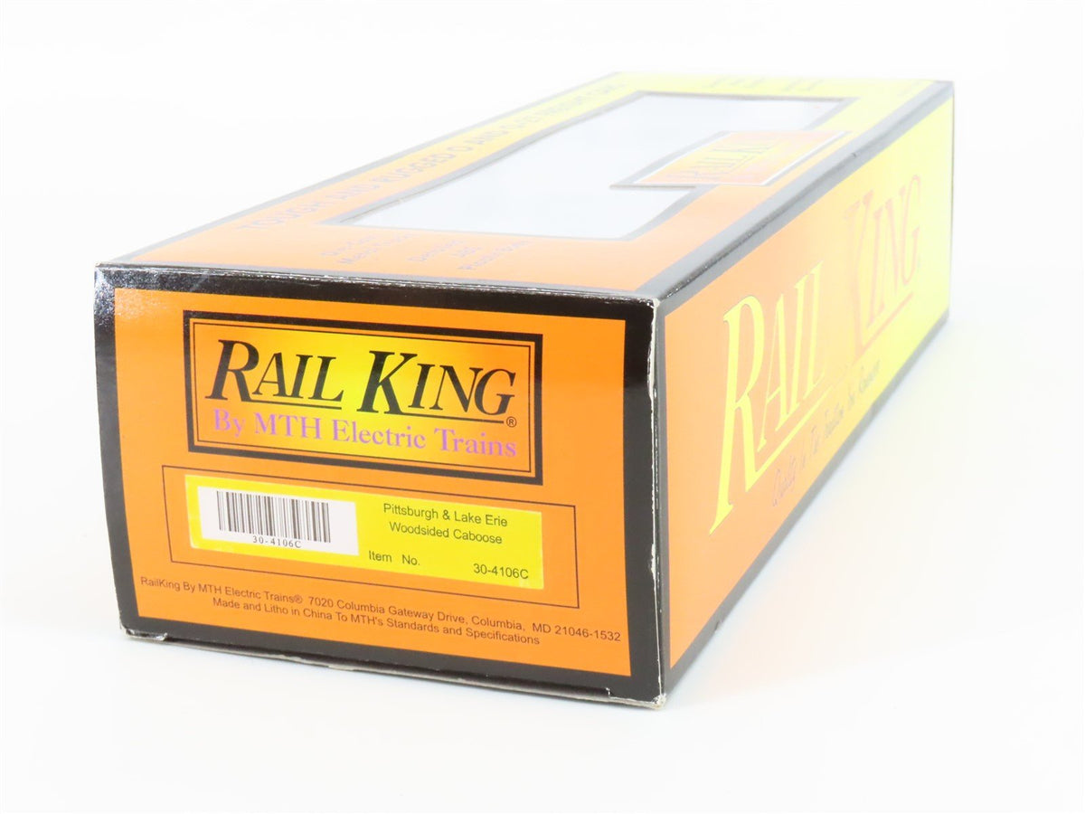 O Gauge 3-Rail MTH 30-4106C PLE Pittsburgh &amp; Lake Erie Woodsided Caboose #271