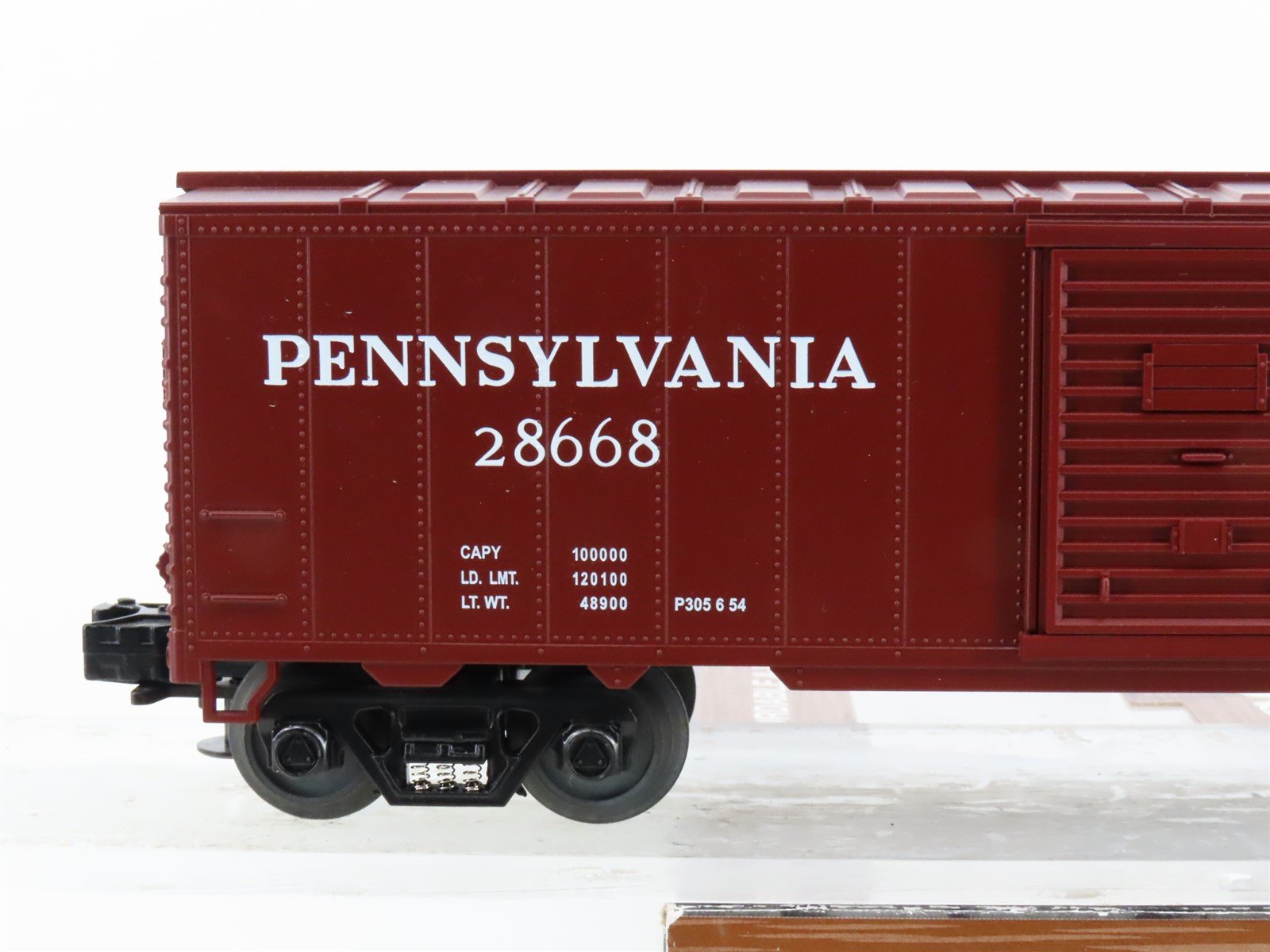 O Gauge 3-Rail MTH Rugged Rails 33-7403 PRR Keystone State Boxcar #28668