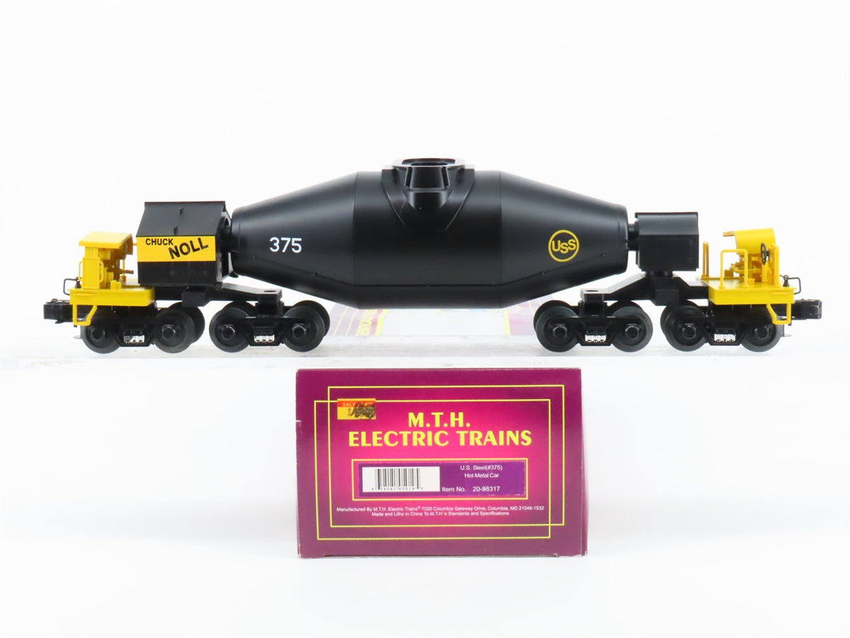 O Gauge 3-Rail MTH 20-98317 USS US Steel &quot;Chuck Noll&quot; Hot Metal Car #375