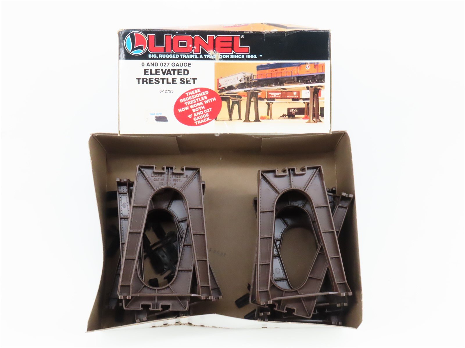 O Scale Lionel 6-12755 Elevated Trestle Set For O & O27 Track