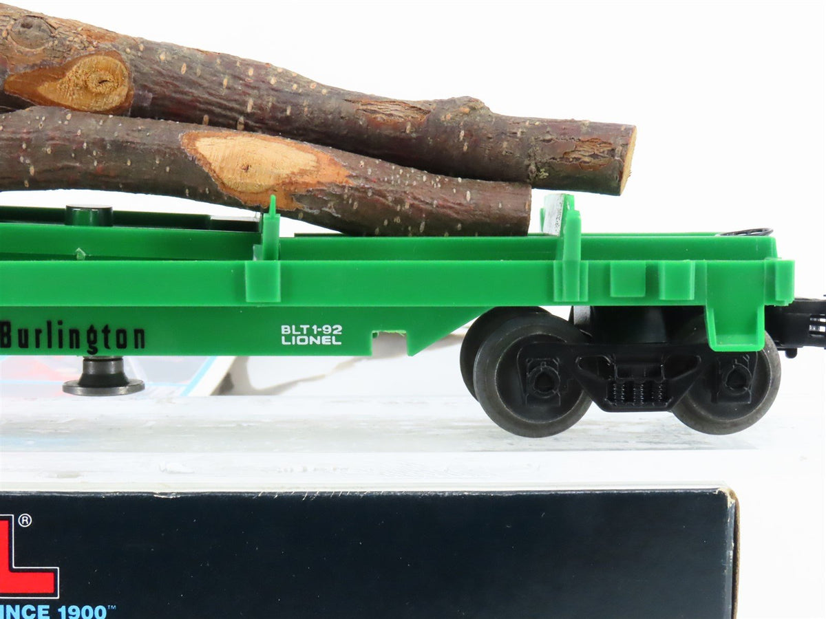 O Gauge 3-Rail Lionel 6-16656 BN Operating Log Dump Car #16656 w/Logs