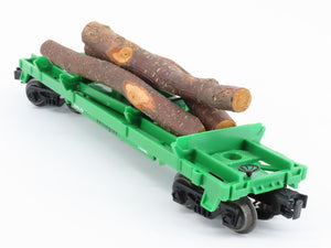 O Gauge 3-Rail Lionel 6-16656 BN Operating Log Dump Car #16656 w/Logs