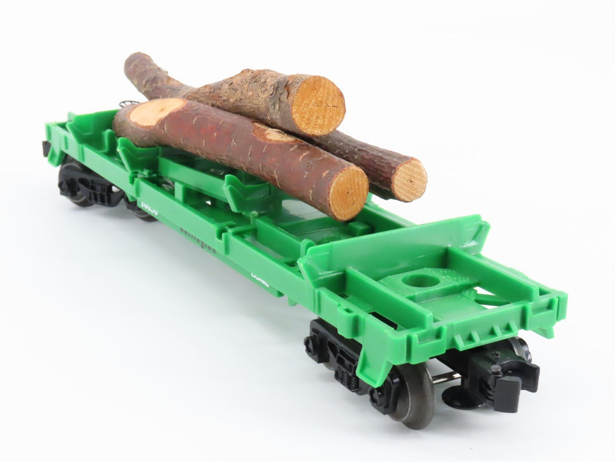 O Gauge 3-Rail Lionel 6-16656 BN Operating Log Dump Car #16656 w/Logs