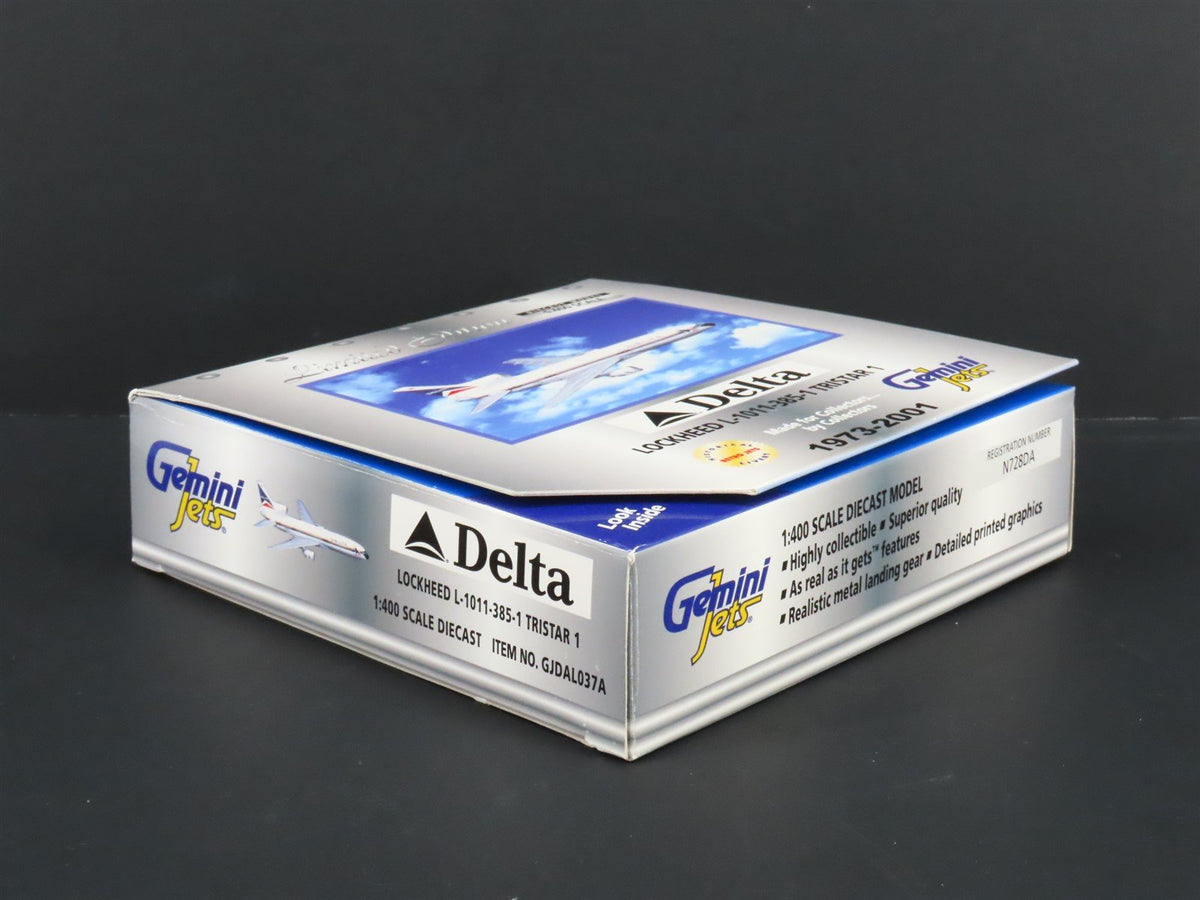 1:400 Gemini Jets GJDAL037A Die-Cast Delta Lockheed L-1011-385-1 Airliner