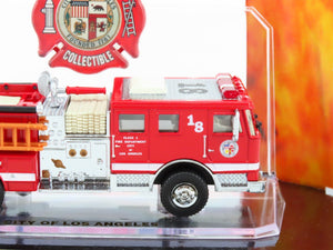 1:64 Scale Code 3 #02450 Die-Cast City of LA Seagrave Fire Engine #18