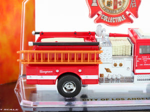 1:64 Scale Code 3 #02450 Die-Cast City of LA Seagrave Fire Engine #90