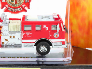 1:64 Scale Code 3 #02450 Die-Cast City of LA Seagrave Fire Engine #90