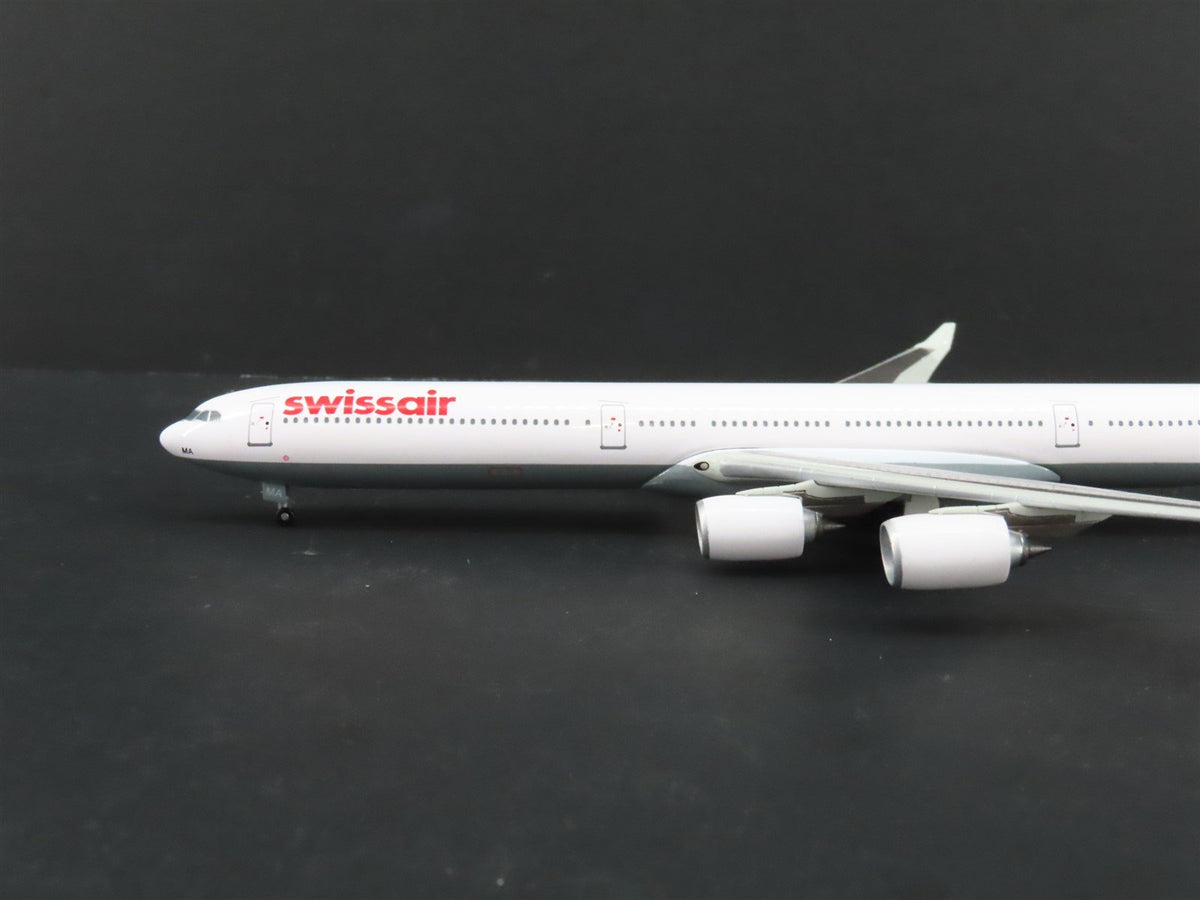 1:400 Dragon Wings 55383 Die-Cast Swissair A340-600 Airliner HB-JMA