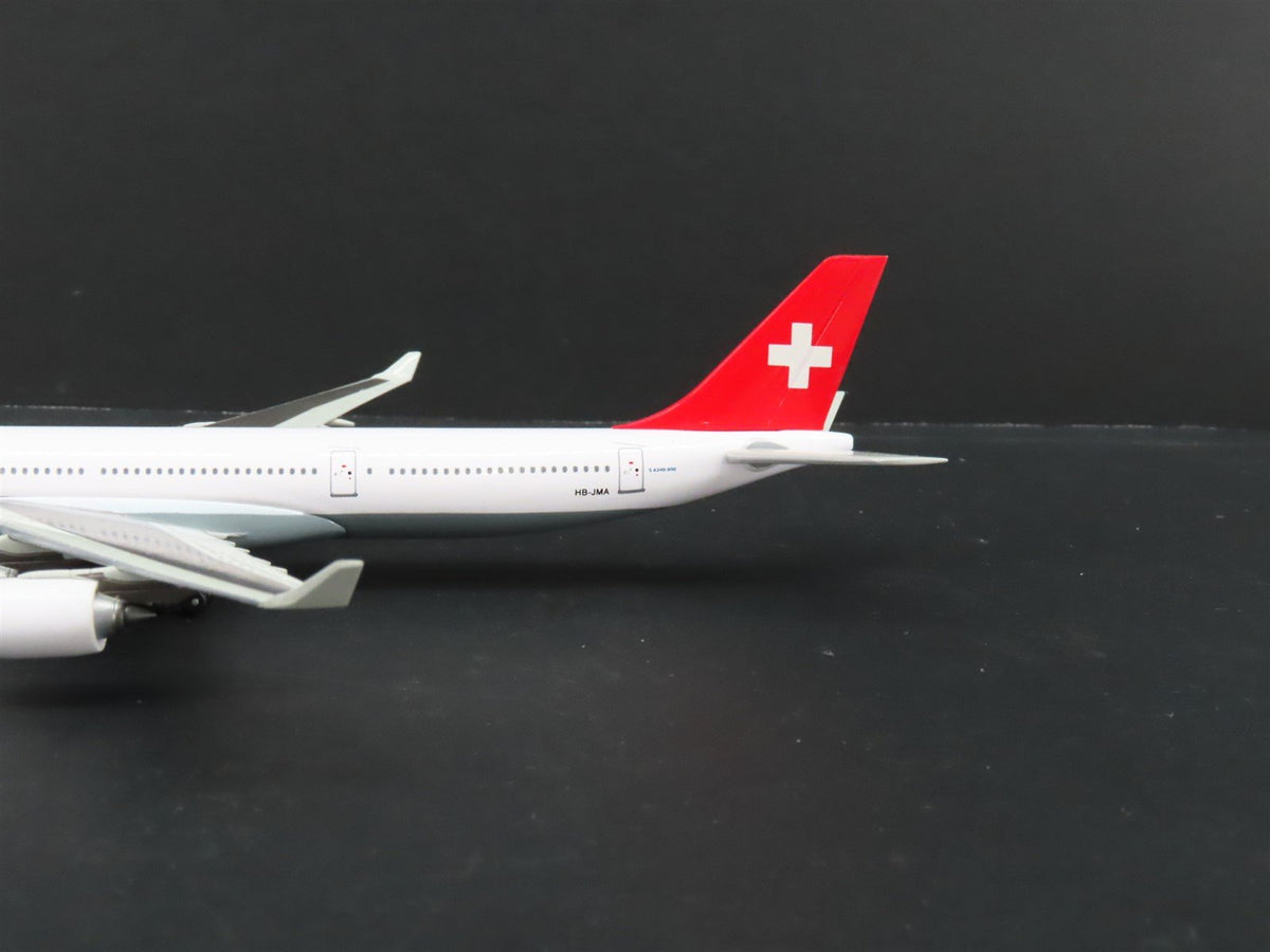 1:400 Dragon Wings 55383 Die-Cast Swissair A340-600 Airliner HB-JMA