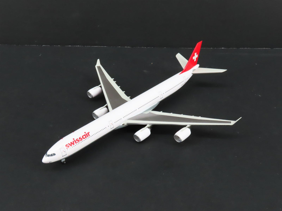1:400 Dragon Wings 55383 Die-Cast Swissair A340-600 Airliner HB-JMA