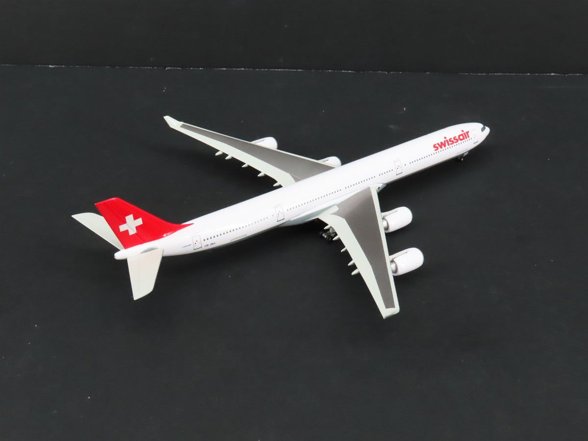 1:400 Dragon Wings 55383 Die-Cast Swissair A340-600 Airliner HB-JMA