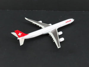 1:400 Dragon Wings 55383 Die-Cast Swissair A340-600 Airliner HB-JMA