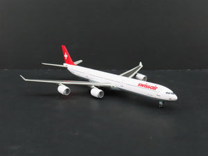 1:400 Dragon Wings 55383 Die-Cast Swissair A340-600 Airliner HB-JMA