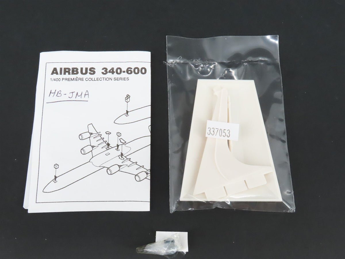 1:400 Dragon Wings 55383 Die-Cast Swissair A340-600 Airliner HB-JMA