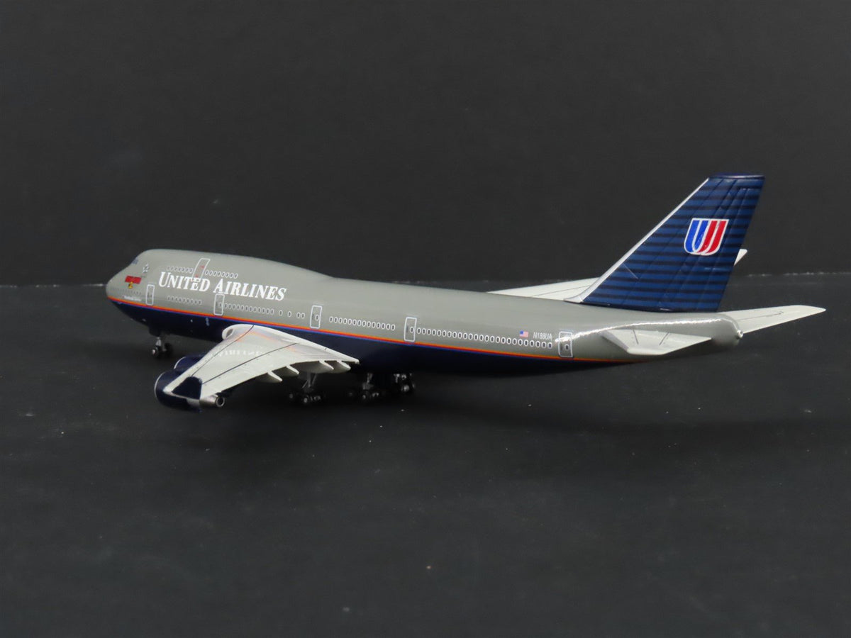 1:400 Dragon Wings 55429 Die-Cast United Airlines Rush Hour 2 B747-422 Airliner