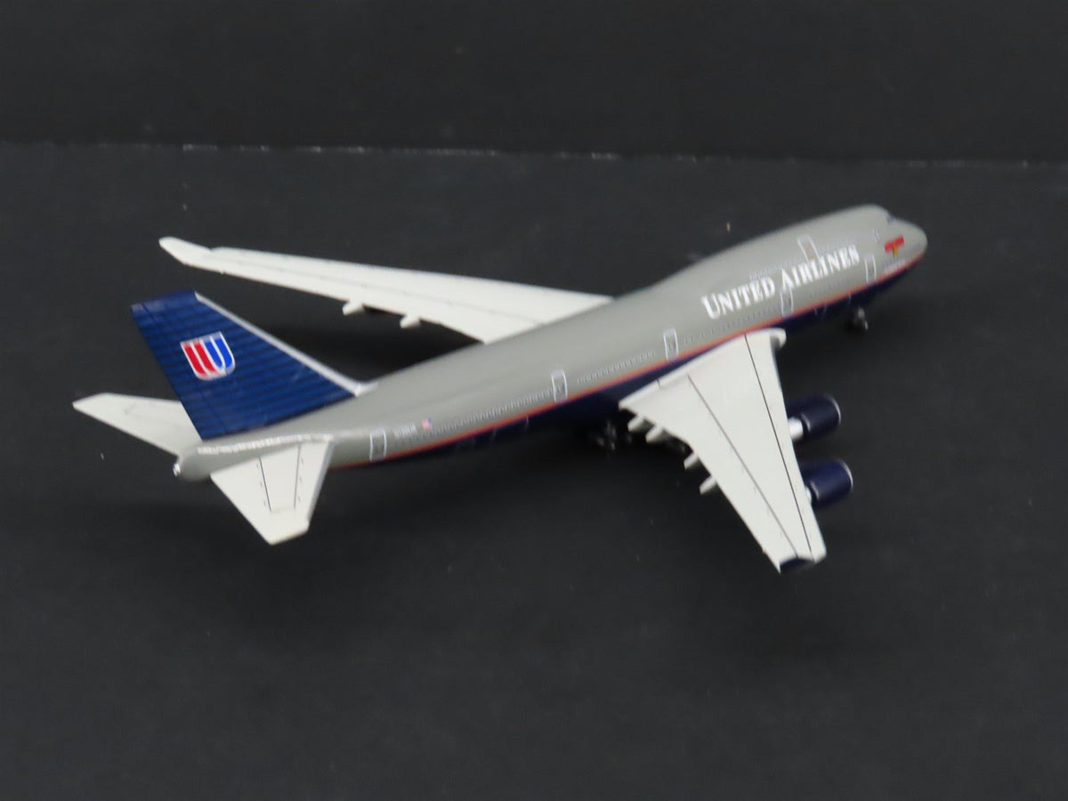 1:400 Dragon Wings 55429 Die-Cast United Airlines Rush Hour 2 B747-422 Airliner
