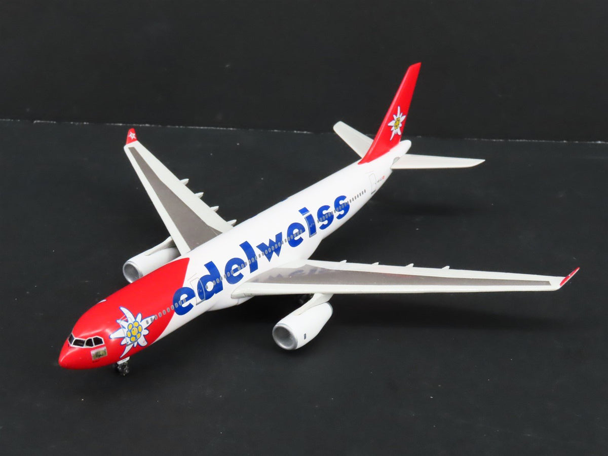 1:400 Dragon Wings Premiere 55305 Die-Cast Edelweiss A330-243 Airliner HB-IQZ