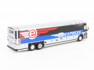 1:87 Iconic Replicas Die-Cast 87-0321 Broward Express MCI D4505 Motorcoach Bus