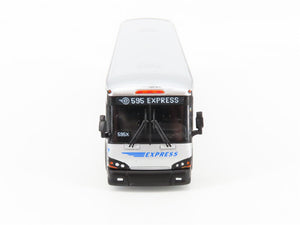 1:87 Iconic Replicas Die-Cast 87-0321 Broward Express MCI D4505 Motorcoach Bus