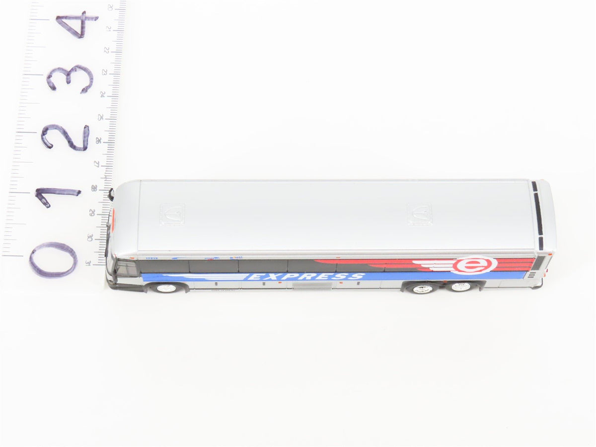 1:87 Iconic Replicas Die-Cast 87-0321 Broward Express MCI D4505 Motorcoach Bus